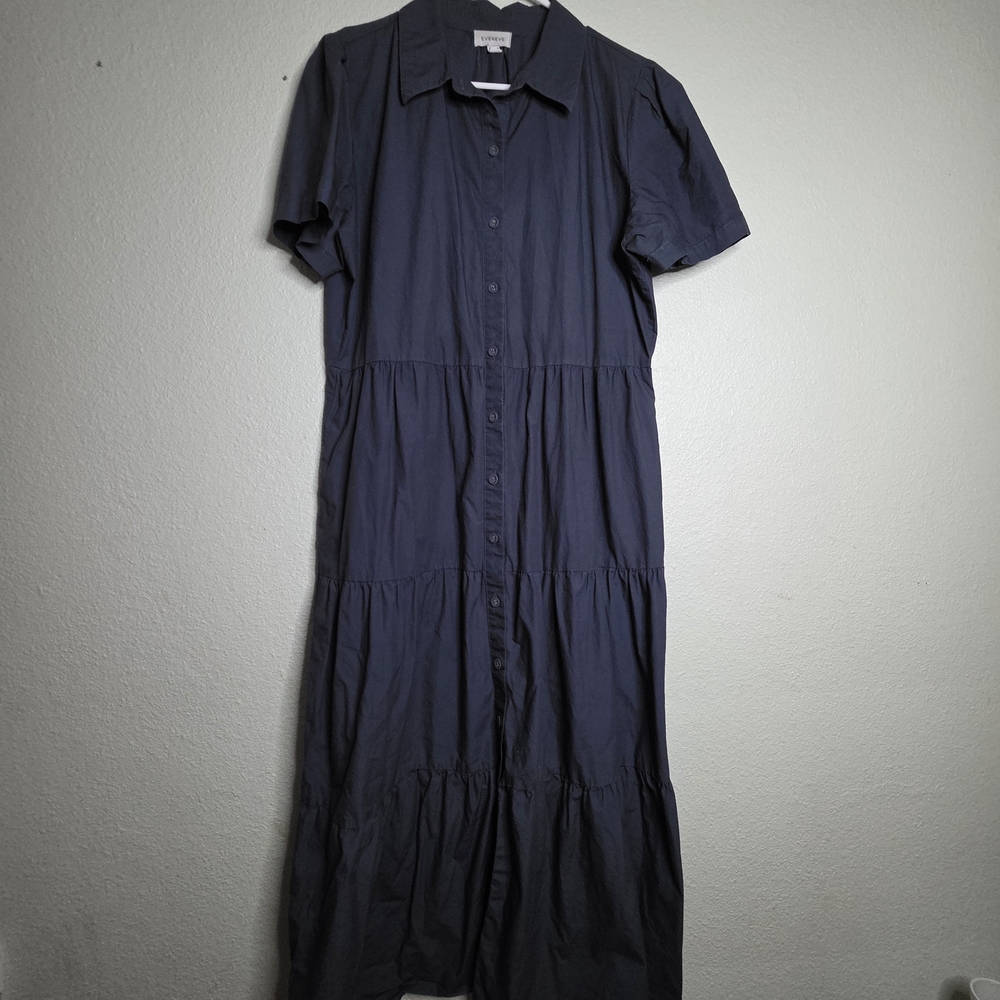 Evereve Navy Maxi Dress